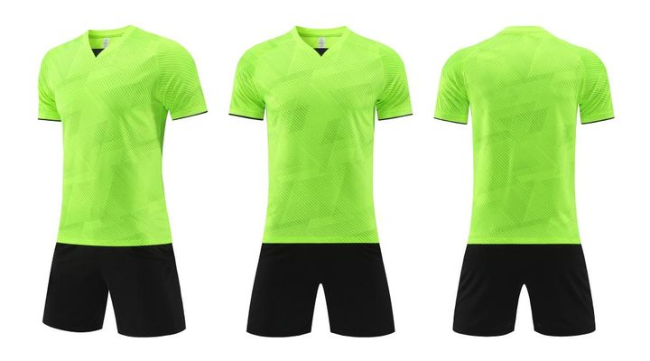 V-neck Short Sleeve Gradient Soccer Jersey – COMBO 4