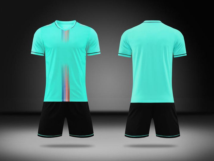 Maglia da calcio a maniche corte con girocollo con sfumatura – COMBO 5