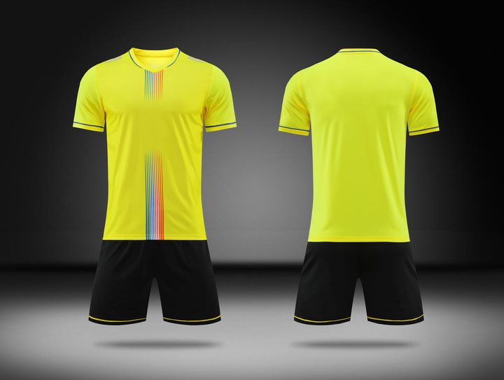 Maglia da calcio a maniche corte con girocollo con sfumatura – COMBO 3