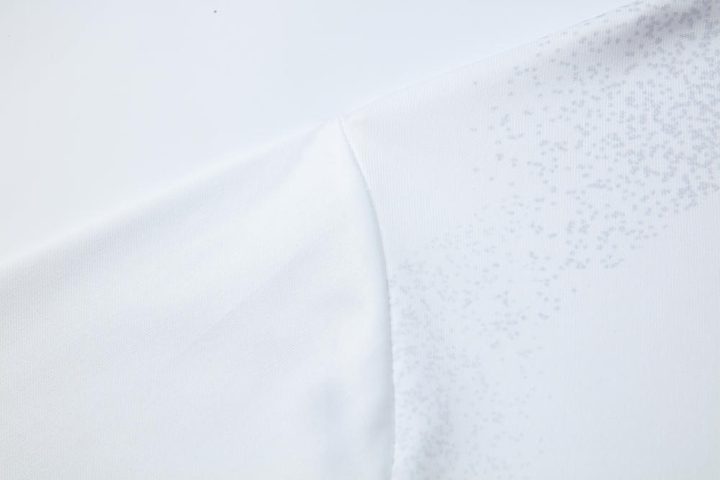 Koszulka piłkarska, z krótkim rękawem, z klasycznym krojem i w paski – DETAIL 2