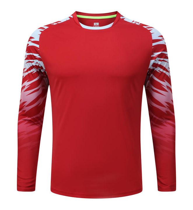 Long Sleeve Goalkeeper Soccer Jersey – FRONT 4