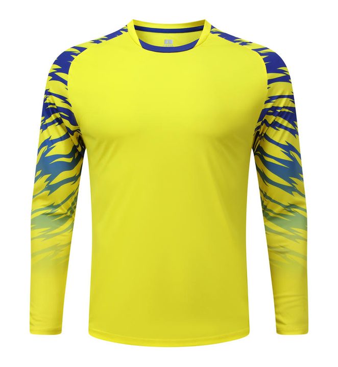 Long Sleeve Goalkeeper Soccer Jersey – FRONT 5
