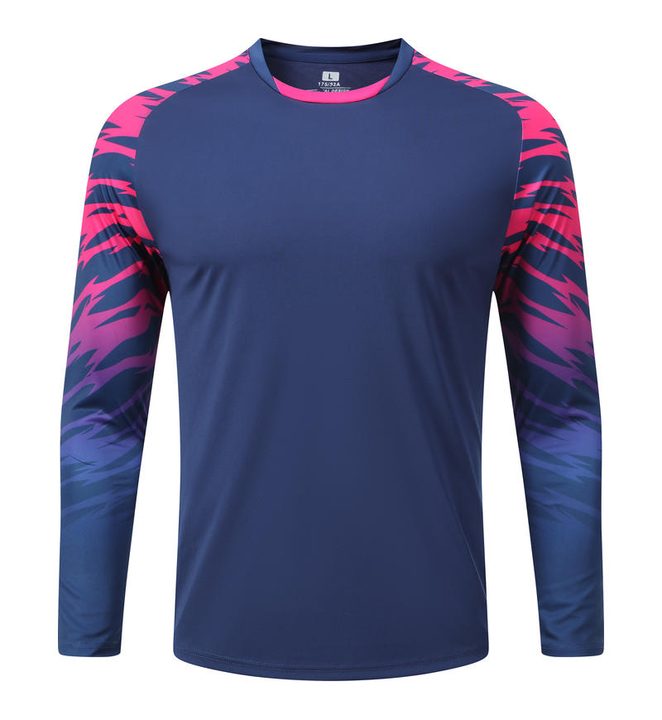 Long Sleeve Goalkeeper Soccer Jersey – FRONT 1