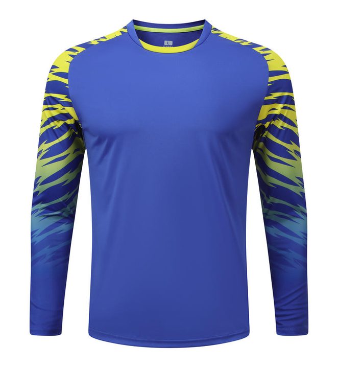 Long Sleeve Goalkeeper Soccer Jersey – FRONT 3