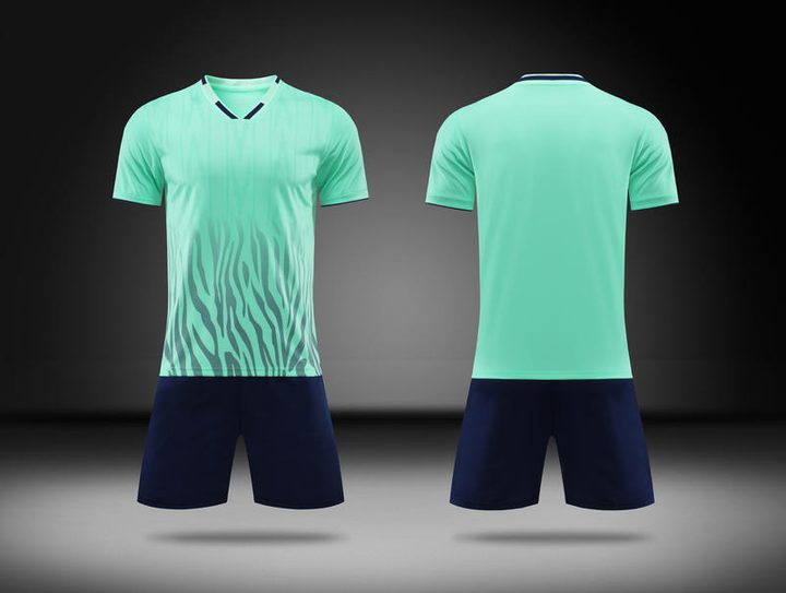 Tricou de fotbal, cu mânecă scurtă, cu decolteu în V – COMBO 2