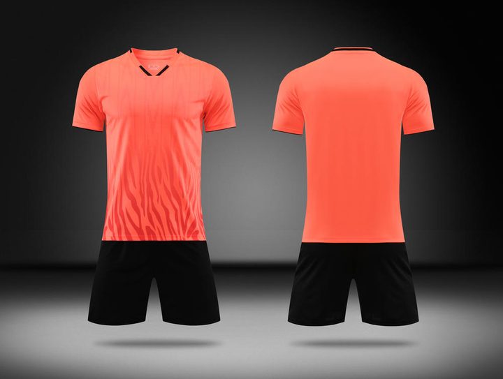 Tricou de fotbal, cu mânecă scurtă, cu decolteu în V – COMBO 4