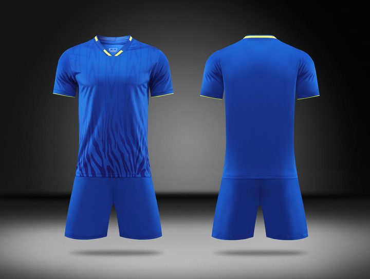 Tricou de fotbal, cu mânecă scurtă, cu decolteu în V – COMBO 1