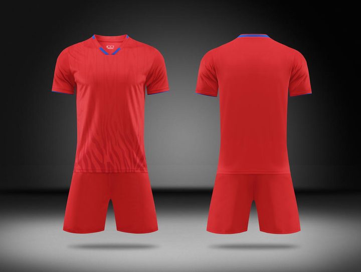 Tricou de fotbal, cu mânecă scurtă, cu decolteu în V – COMBO 3