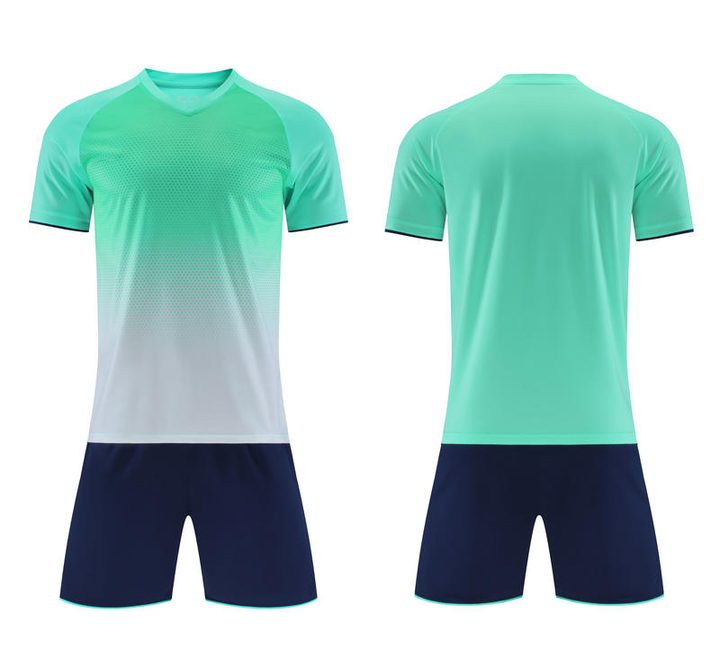 Crew-neck Short Sleeve Gradient Soccer Jersey – COMBO 6