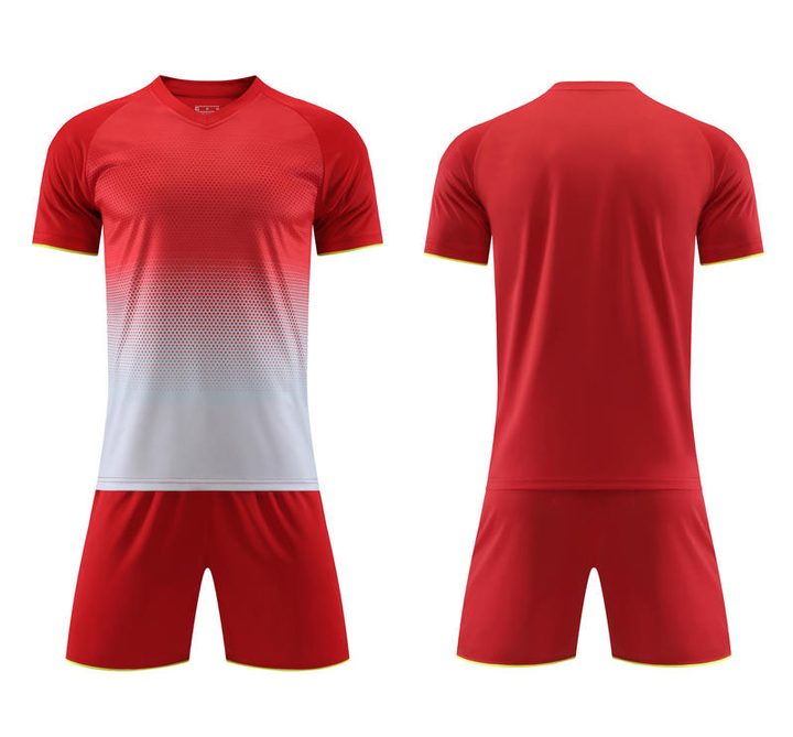 Crew-neck Short Sleeve Gradient Soccer Jersey – COMBO 1