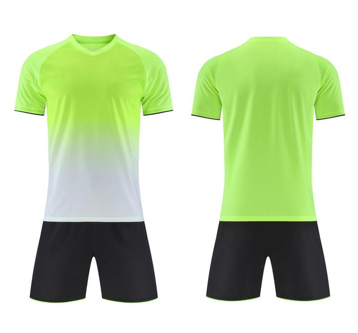 Crew-neck Short Sleeve Gradient Soccer Jersey – COMBO 5