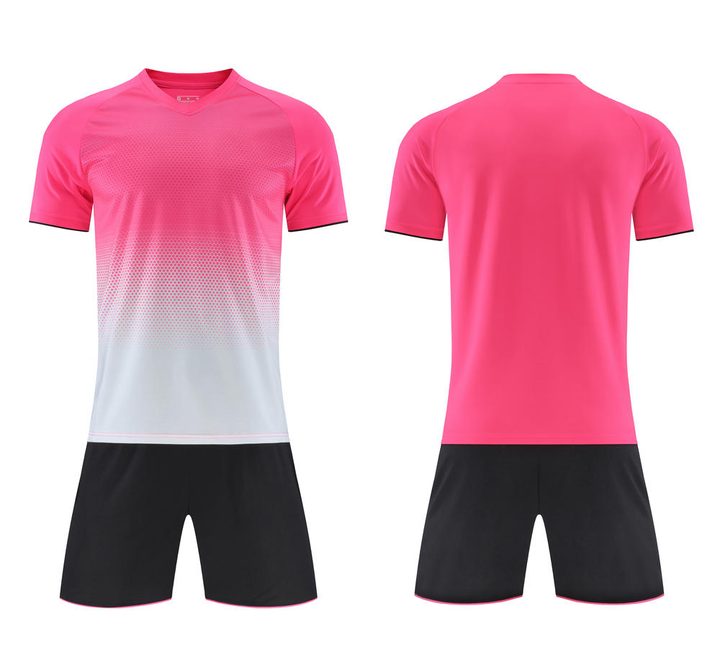 Crew-neck Short Sleeve Gradient Soccer Jersey – COMBO 3