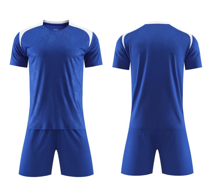 Crew-neck Short Sleeve Color-block Soccer Jersey – COMBO 1