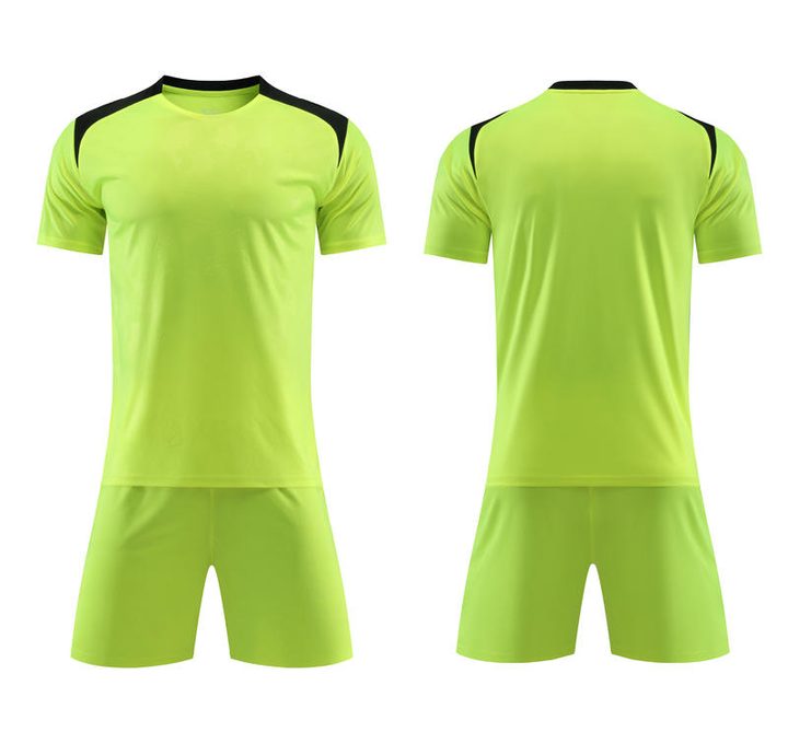 Crew-neck Short Sleeve Color-block Soccer Jersey – COMBO 3
