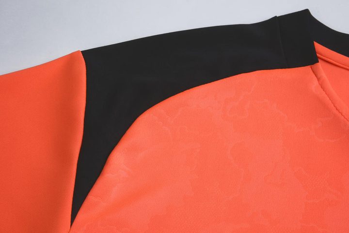 Crew-neck Short Sleeve Color-block Soccer Jersey – DETAIL 2