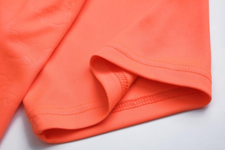 Crew-neck Short Sleeve Color-block Soccer Jersey – DETAIL 3