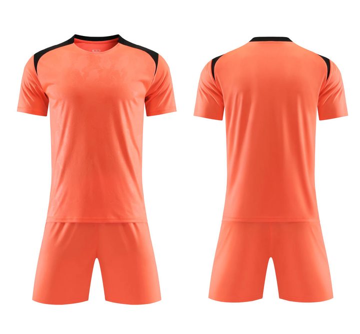 Crew-neck Short Sleeve Color-block Soccer Jersey – COMBO 5