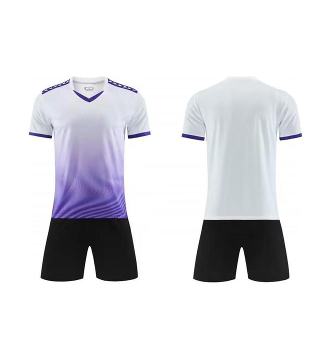 V-neck Short Sleeve Gradient Soccer Jersey – COMBO 6