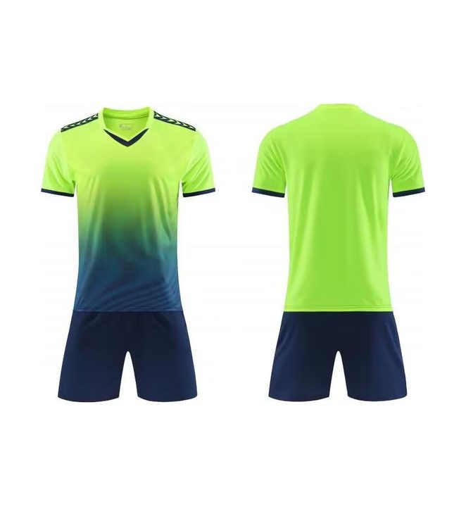 V-neck Short Sleeve Gradient Soccer Jersey – COMBO 7