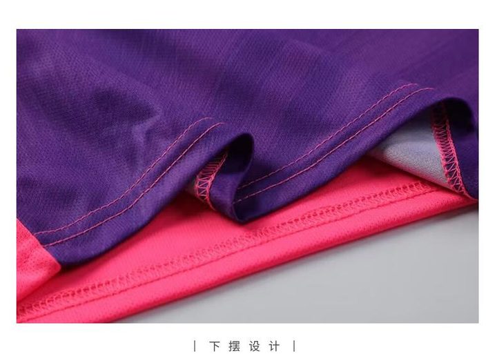 V-neck Short Sleeve Gradient Soccer Jersey – DETAIL 3