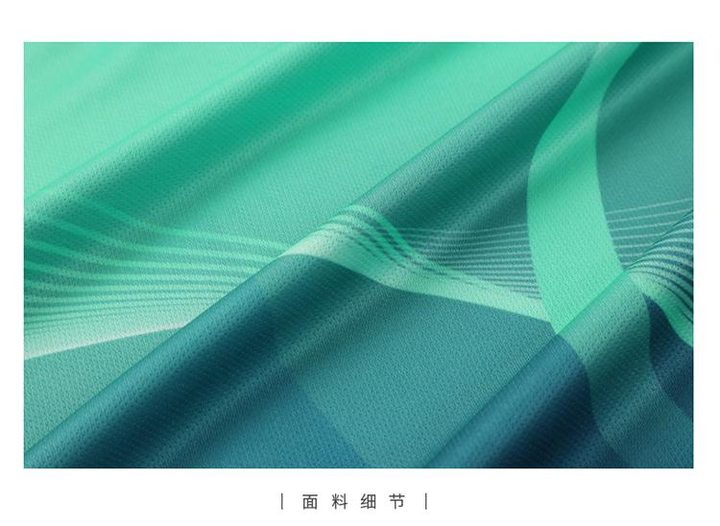 V-neck Short Sleeve Gradient Soccer Jersey – DETAIL 1