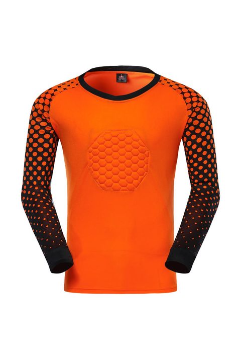 Long Sleeve Goalkeeper Soccer Jersey – FRONT 1