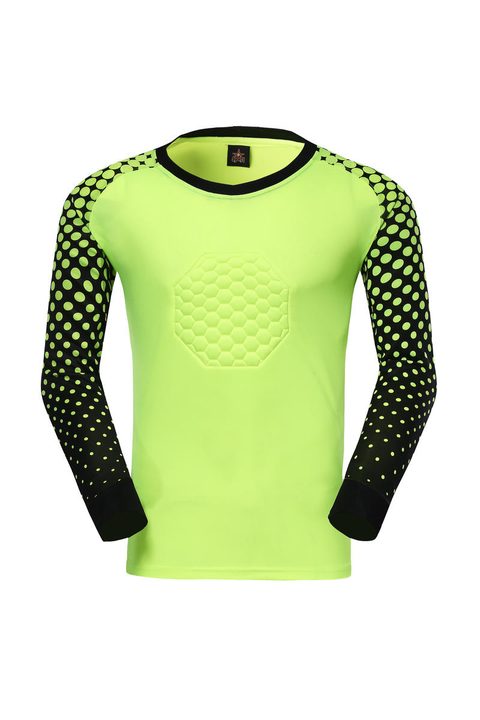Long Sleeve Goalkeeper Soccer Jersey – FRONT 2