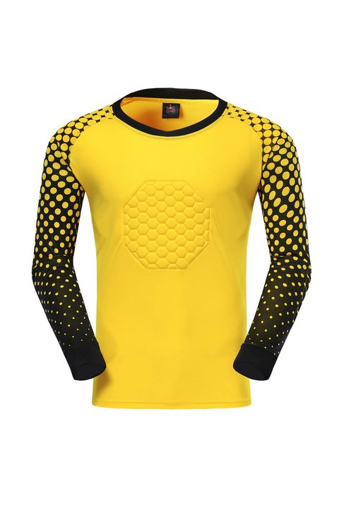 Long Sleeve Goalkeeper Soccer Jersey – FRONT 4