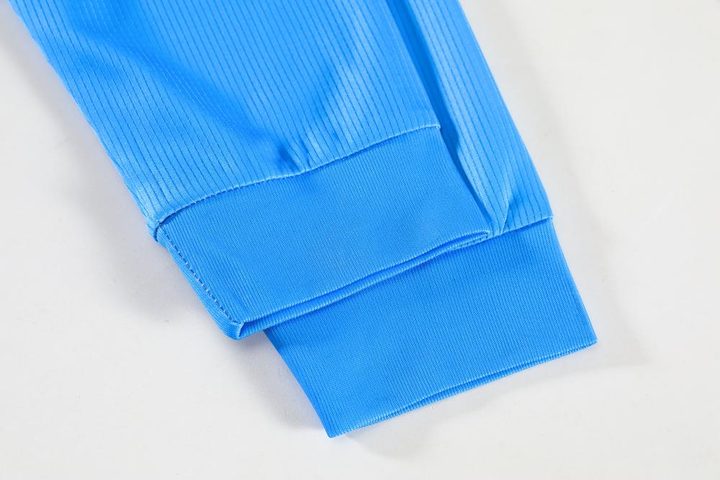 Tricou de fotbal, cu mânecă lungă, cu decolteu în V și cu dungi – DETAIL 2