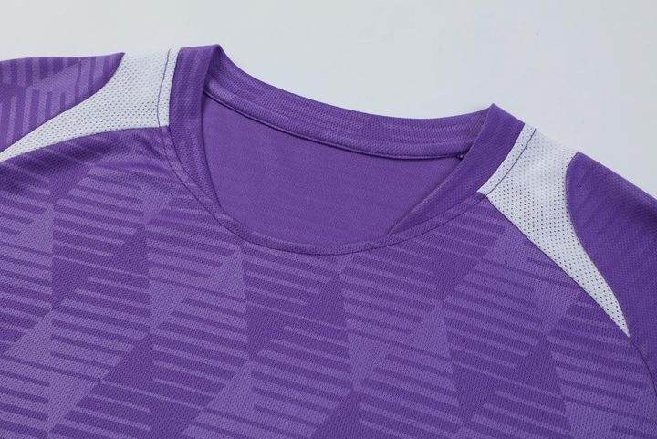 Maglia da calcio a maniche corte con girocollo con righe – DETAIL 2