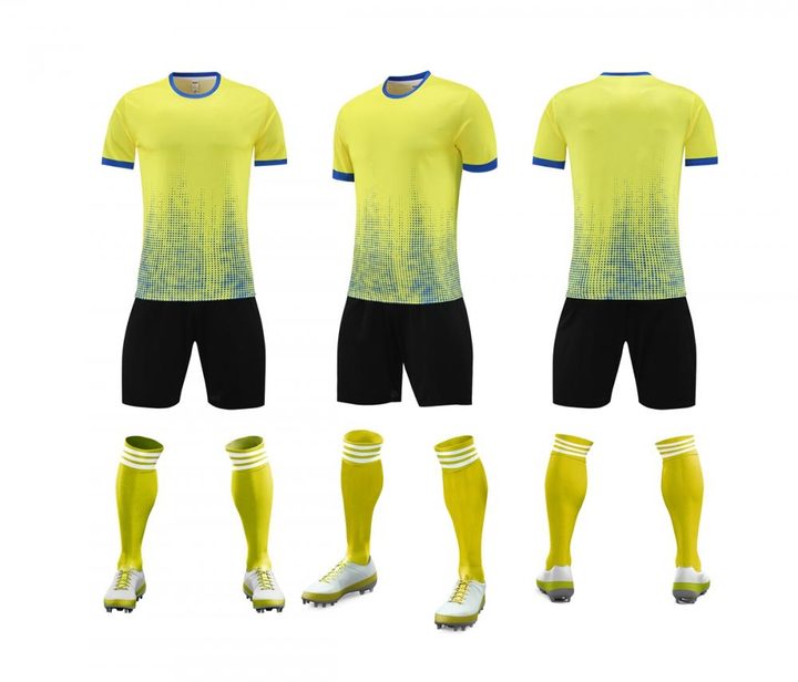Maglia da calcio a maniche corte con girocollo con righe – COMBO 1