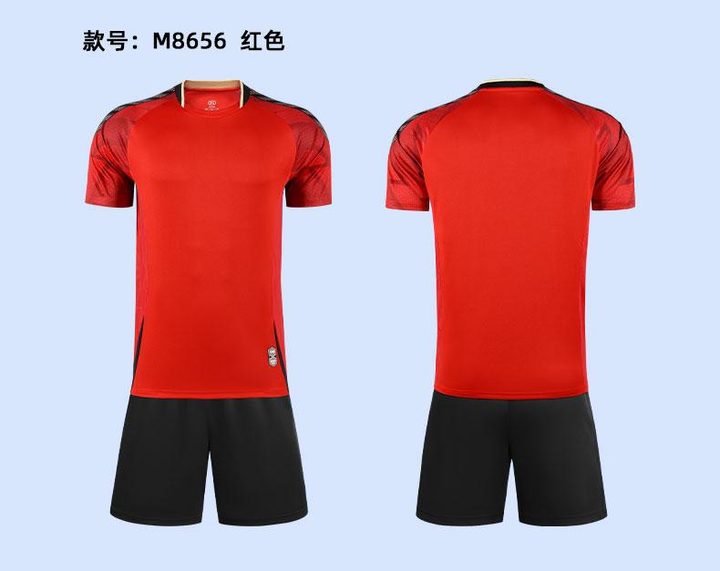Crew-neck Short Sleeve Color-block Soccer Jersey – COMBO 1