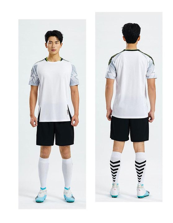 Crew-neck Short Sleeve Color-block Soccer Jersey – MODEL 2