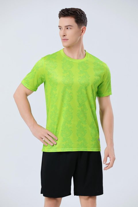 Crew-neck Short Sleeve Striped Soccer Jersey – MODEL 5