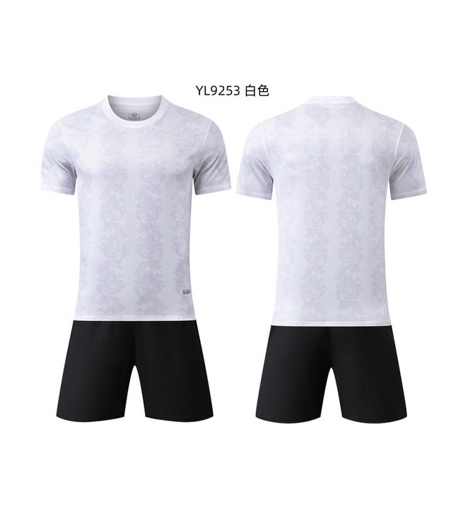 Crew-neck Short Sleeve Striped Soccer Jersey – COMBO 4