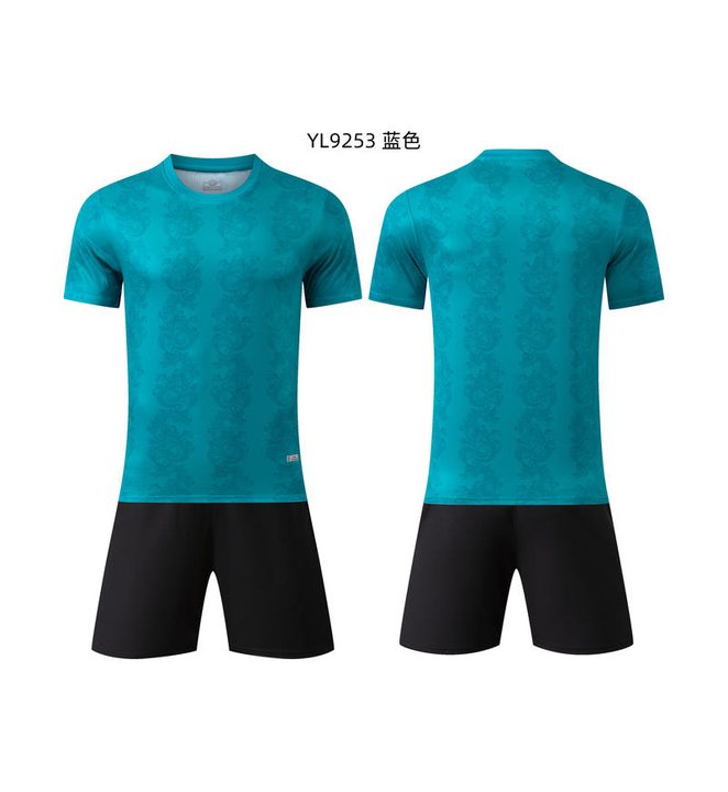 Crew-neck Short Sleeve Striped Soccer Jersey – COMBO 1