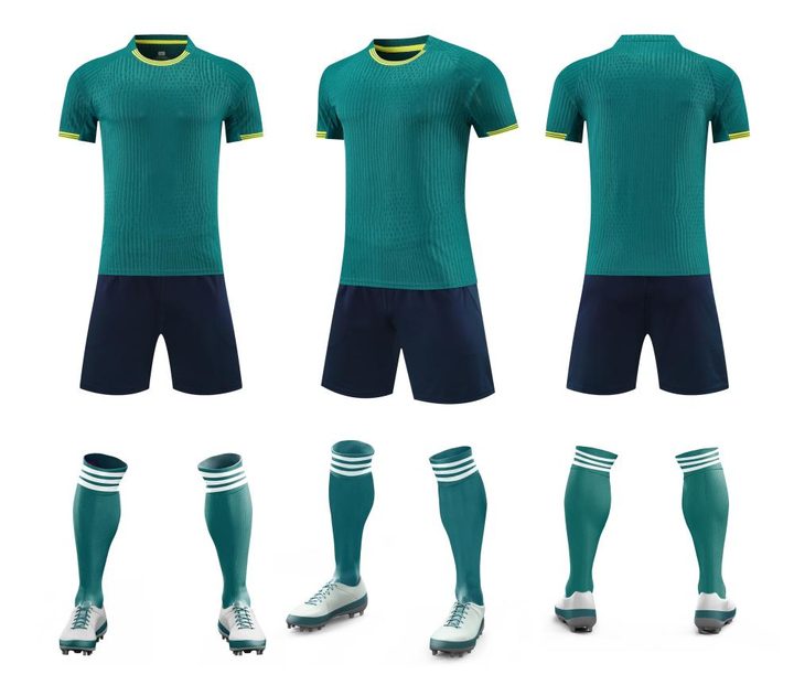 Crew-neck Short Sleeve Striped Soccer Jersey – COMBO 1