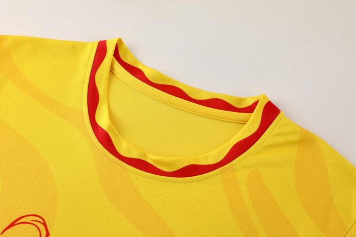Crew-neck Short Sleeve Striped Soccer Jersey – DETAIL 1