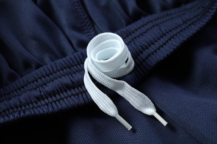 V-neck Short Sleeve Striped Soccer Jersey – DETAIL 1