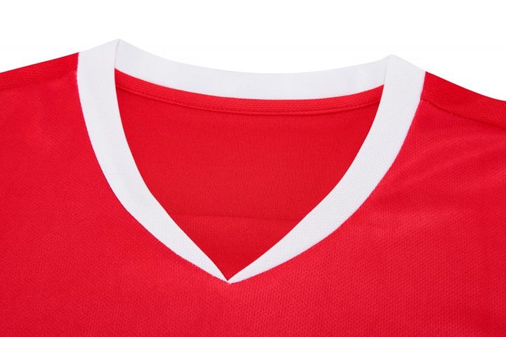 Tricou de fotbal, cu mânecă scurtă, cu decolteu în V și cu panouri – DETAIL 1