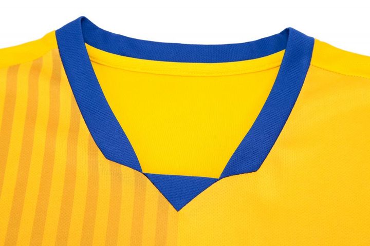 Crew-neck Short Sleeve Striped Soccer Jersey – DETAIL 1