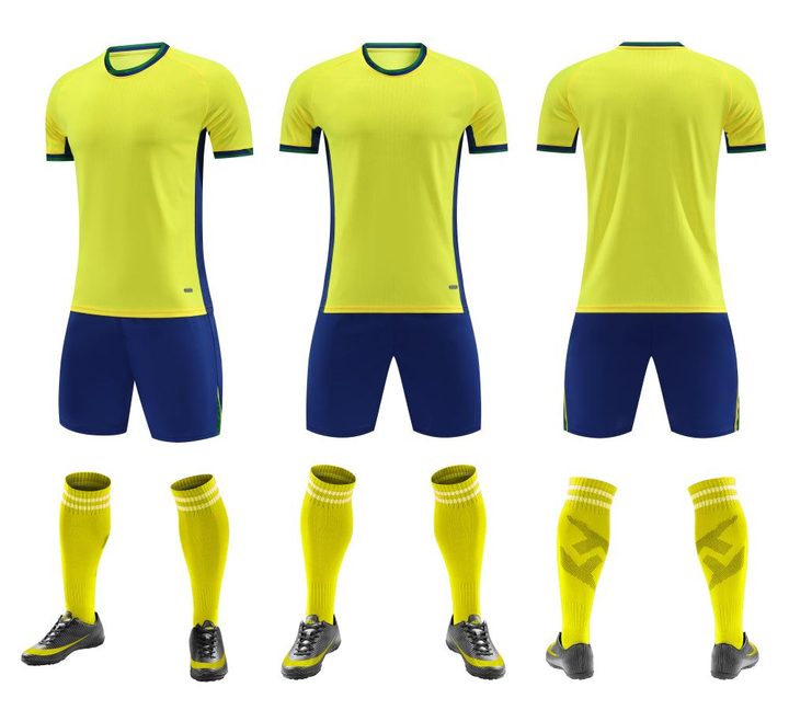 Maglia da calcio a maniche corte con girocollo con sfumatura – COMBO 6