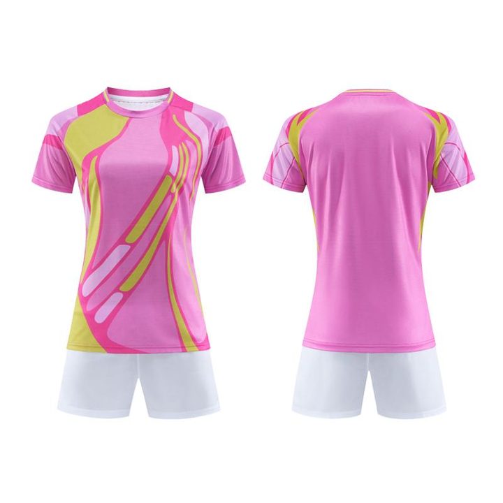 Crew-neck Short Sleeve Gradient Soccer Jersey – COMBO 3