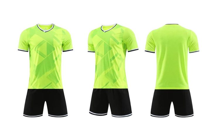 V-neck Short Sleeve Striped Soccer Jersey – COMBO 3