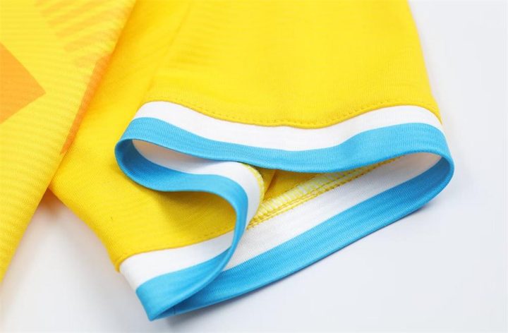V-neck Short Sleeve Striped Soccer Jersey – DETAIL 3
