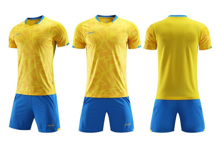 Maglia da calcio a maniche corte con girocollo con motivo geometrico – COMBO 5