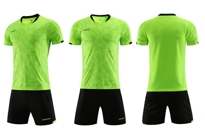 Maglia da calcio a maniche corte con girocollo con motivo geometrico – COMBO 6