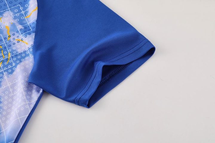 Tricou de fotbal, cu mânecă scurtă, cu decolteu rotund și cu degrade – DETAIL 2