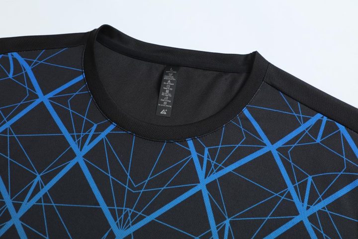 Camiseta de fútbol de manga corta con cuello redondo con degradado – DETAIL 1