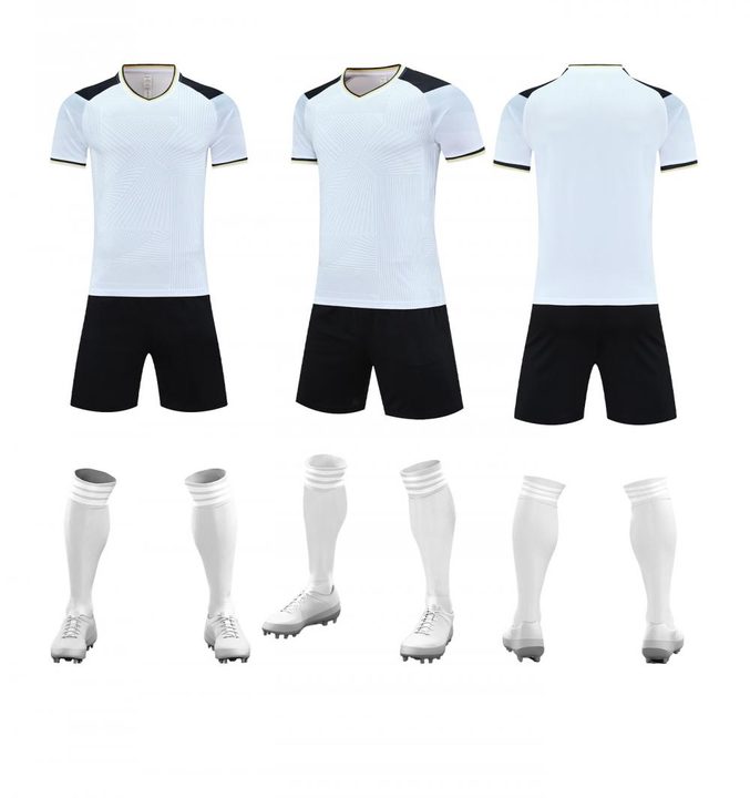Maglia da calcio a maniche corte con scollo a V con sfumatura – COMBO 5